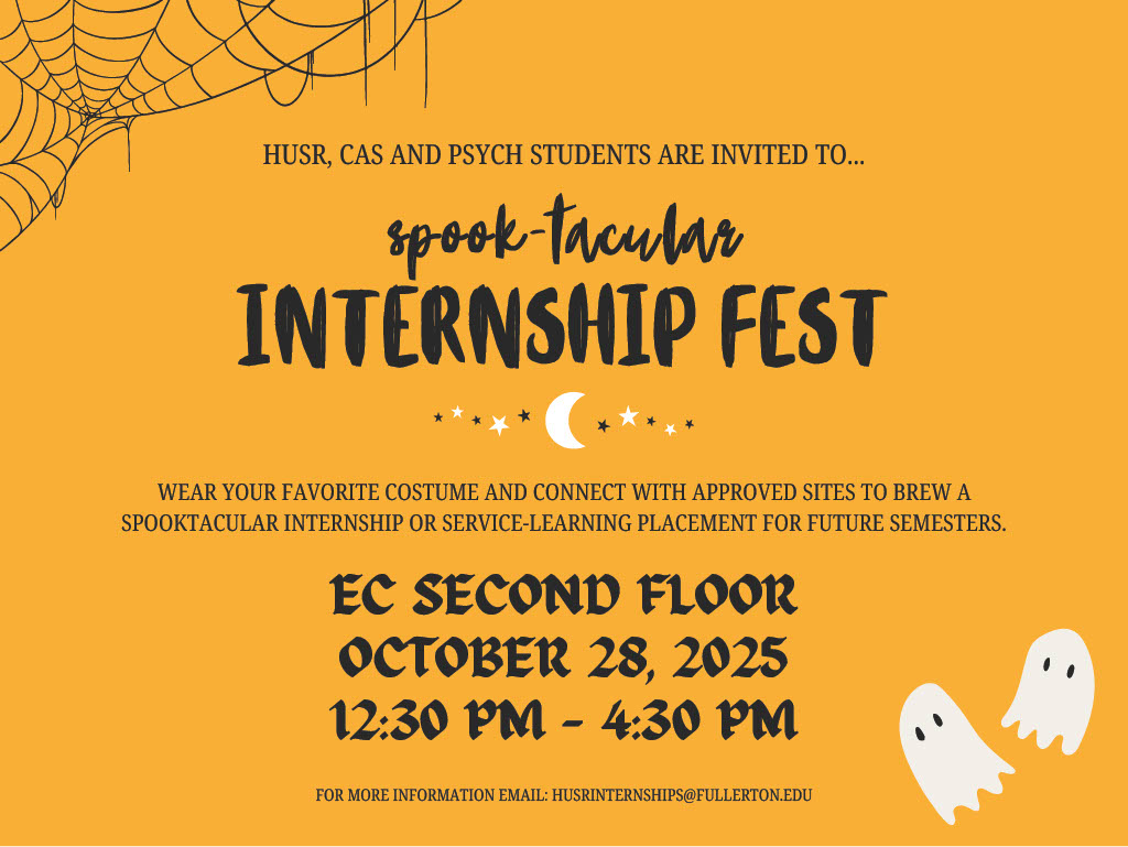 Orange Internship Fest Flyer on October 28 from 12:30pm to 4:30pm at EC Second Floor 