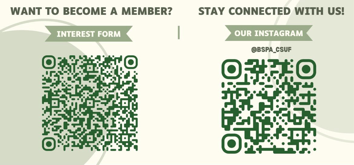 BSPA QR codes flyer