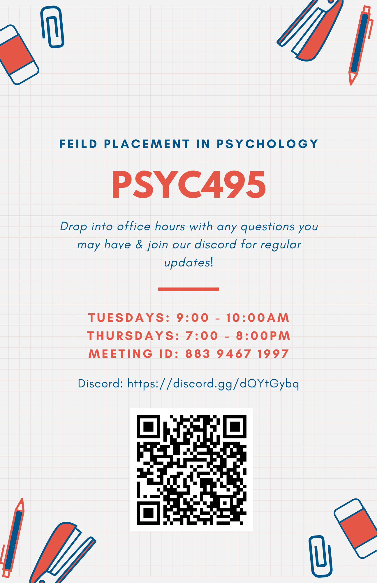 Psyc 495 Info Session